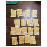 1963 Topps Baseball Cards, Lower Grade, 16 Cards Total