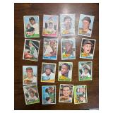 1965 Topps Baseball Card Lot, 16 Cards, Lower Grade