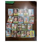 1965 Topps Baseball Card Lot, 21 Cards, Lower Grade