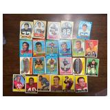 Vintage Football Card Lot, 23 Cards, Lower Grade, 1960’s, 1970s’s, 1980’s