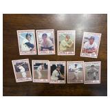 Baseball’s Greatest Card Lot, 9 Cards, Featuring Hall of Famers, Roberto Clemente, Al Kaline, Lou Brock, Joe Dimaggio, Stan Musial