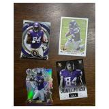Cordarrelle Patterson Rookie Card Lot, Four Different Rookie Cards, Minnesota Vikings