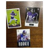 Cordarrelle Patterson Rookie Card Lot, Three Different Rookie Cards, Minnesota Vikings
