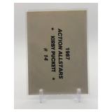 1987 Action All Stars Kirby Puckett Minnesota Twins Card MLB Hall of Famer