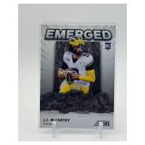 2024 Score - Emerged J.J. McCarthy Rookie Card Minnesota Vikings