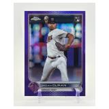 2022 Topps Chrome Update Series - Jhoan Duran #USC34 Purple Refractor Rookie Card