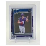 2024 Panini Donruss Optic - Rated Rookie J.J. McCarthy #235 Rookie Card