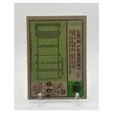 1984 Topps Jack Lambert NFL Hall of Fame Pittsburgh Steelers Legend