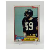 1981 Topps - Jack Ham NFL Hall of Fame and Pittsburgh Steelers Legend