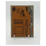 1981 Topps - Jack Ham NFL Hall of Fame and Pittsburgh Steelers Legend