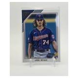 2022 Topps Gallery - Joe Ryan Minnesota Twins Rookie Card