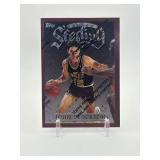 1996-97 Topps Finest - Common Bronze John Stockton #90 Sterling Insert Card