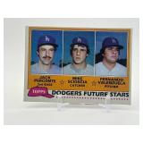 1981 Topps - Future Stars Fernando Valenzuela, Mike Scioscia, Jack Perconte #302 Rookie Card