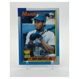 1990 Topps - Ken Griffey Jr #336 Box Top Blank Back Card