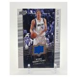 2008-09 Upper Deck - Ud Game Jersey Dirk Nowitzki Jersey Card
