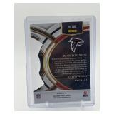 2023 Panini Select - Premier Level Bijan Robinson #180 Black & Green Prizm Die-Cut Rookie Card