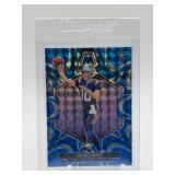 2024 Panini Mosaic - Rookies Drake Maye #303 Reactive Blue Mosaic Prizm Rookie Card