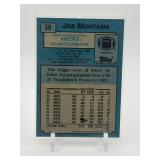 1988 Topps - Joe Montana #38 NFL Hall of Famer