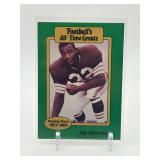 1987 Hygrade Football’s All-Time Greats Jim Brown Card NFL Legend
