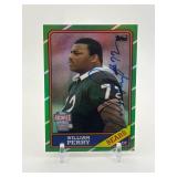 2001 Topps Archives Reserve - William Perry On-Card Autograph Chicago Cubs Legend