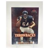 2000 Fleer Tradition Throwbacks Brian Urlacher Rookie Card Insert