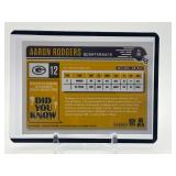 2018 Panini Classics Aaron Rodgers Timeless Tributes Premium Gold Serial #’d /65