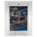 2018 Panini Spectra - Sunday Spectacle Ty Montgomery #6 Neon Blue Prizm /99 Jersey Card