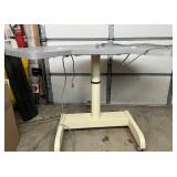 MSRP $3500 Zeiss Humphrey Double Power Height Adjustable Instrument Table *Double-sided work surface: A wide, contoured tabletop that provides two usable instrument areas, allowing access from either 