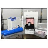 MSRP $12,000+ RARE!! Complete ELGA laboratory water purification system, main unit, low-pressure storage reservoir, multiple new cartridges, pre-filtration housings & accessories. Manufactured 202