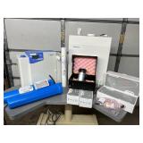 MSRP $12,000+ RARE!! Complete ELGA laboratory water purification system, main unit, low-pressure storage reservoir, multiple new cartridges, pre-filtration housings & accessories. Manufactured 202