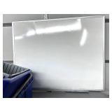 Lot of Mixed Size Stackable Storage Containers and White Board