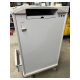 WOW $$$$ Lionville 800 Point Of Care Pharmacy Locking Medication Crash Cart With Monitor Mount & Electronic Locking System & Battery Charger - Keypad Works -Needs Code -Contact Lionville To Re