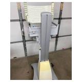 Ergotron Height Adjustable Standing Workstation Trolley With Drawer & Slide Out Tray - Good Condition!