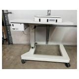 Zeiss Humphrey Instruments Power Height Adjustable Mobile Table Workstation - Heavy Duty Steel Low Profile Base - Great Condition! Includes Thermal Printer