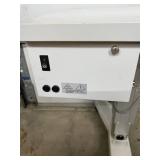 Zeiss Humphrey Instruments Power Height Adjustable Mobile Table Workstation - Heavy Duty Steel Low Profile Base - Great Condition! Includes Thermal Printer