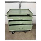 Waterloo Uni-Cart Steel 4-Drawer Cart - Great Condition!