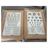 Good-Lite Vision Testing Charts for Visual Acuity Assessments - Great Condition!