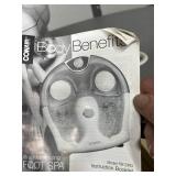 Conair FB12RD BodyBenefits Ultra Massaging Foot Spa Bath with Manual - Soothing Vibration, Massage Nodes, At-home Relaxation Features - Great Condition!