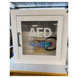 JL Industries Surface Mounted AED Cabinet with Lock & Key - Excellent Condition!
