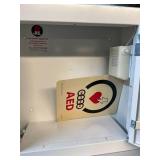 JL Industries Surface Mounted AED Cabinet with Lock & Key - Excellent Condition!