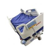 MSRP $28,000 Linet Multicare ICU Hospital Bed - Tilt Assist, 500lb Cap., Zone Exit Alarm, Scale, Chair Position, Foot Lift & Extension, Patient Hand Control, Ergozone Mattress - Works Excellent! S
