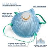 MSRP $160 2 Boxes (10 masks/box) Moldex Particulate Respirators Masks W/Exhale Valve 2307N95 Molded Nose Bridge, Cushion & Softspun Lining *Used for high risk of exposure to airborne particles, in