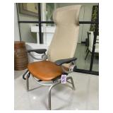 MSRP $3,000+ High Quality Nemschoff Cente High-Back Executive Office Lounge Chair – Articulating Arms & Comfort Lever To Adjust Seat Back *built & warranted to withstand continuous commercia