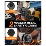 Aiderar 4 1/2" Cordless Angle Grinder Tool