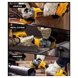 Aiderar 4 1/2" Cordless Angle Grinder Tool