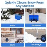 Garvee Wheeled Snow Shovel (Black)