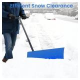 Garvee Wheeled Snow Shovel (Black)