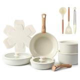 Vipwind 15-Piece Ceramic Cookware Set