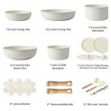 Vipwind 15-Piece Ceramic Cookware Set