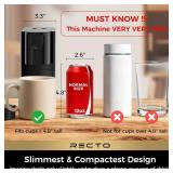 Chulux Recto Café Espresso Machine for Nespresso Original Capsule Pod